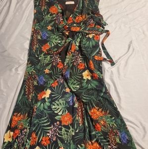 Long Wrap dress, size M